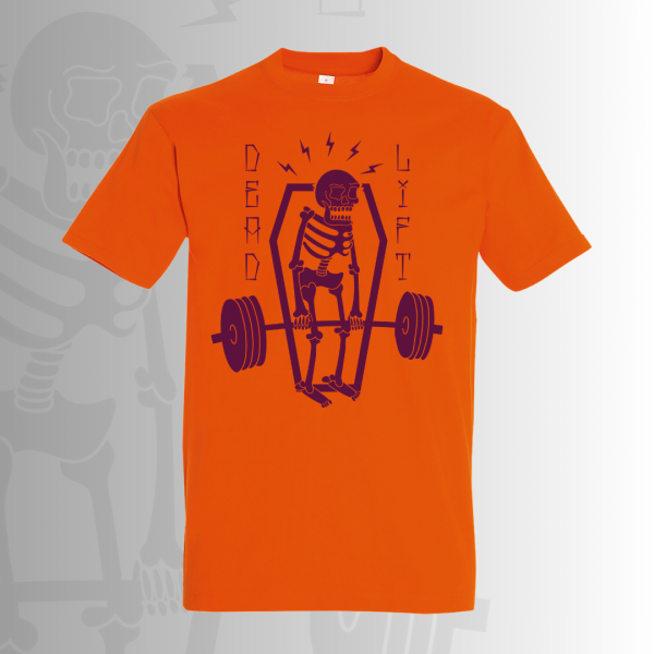 Csontvázas deadlift edzőpóló választható színben - férfi - Image 2