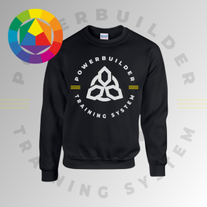 PWB logós pulcsi elöl nagy mintával, választható színben (uniszex)