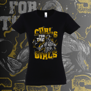Curls for the Girls póló (női)