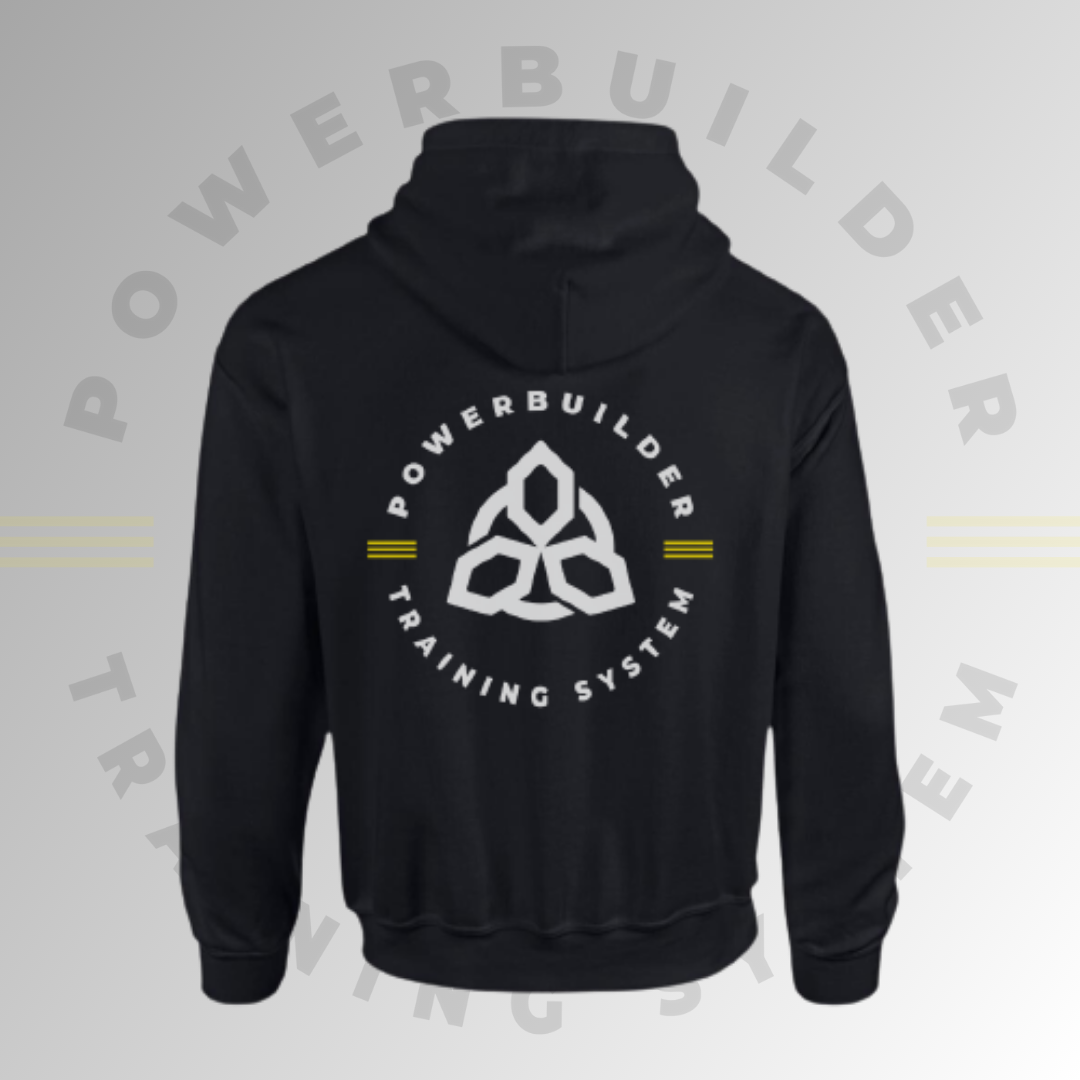 Kapucnis pulcsi elöl pici, hátul nagy PWB logós mintával (uniszex) - Image 3