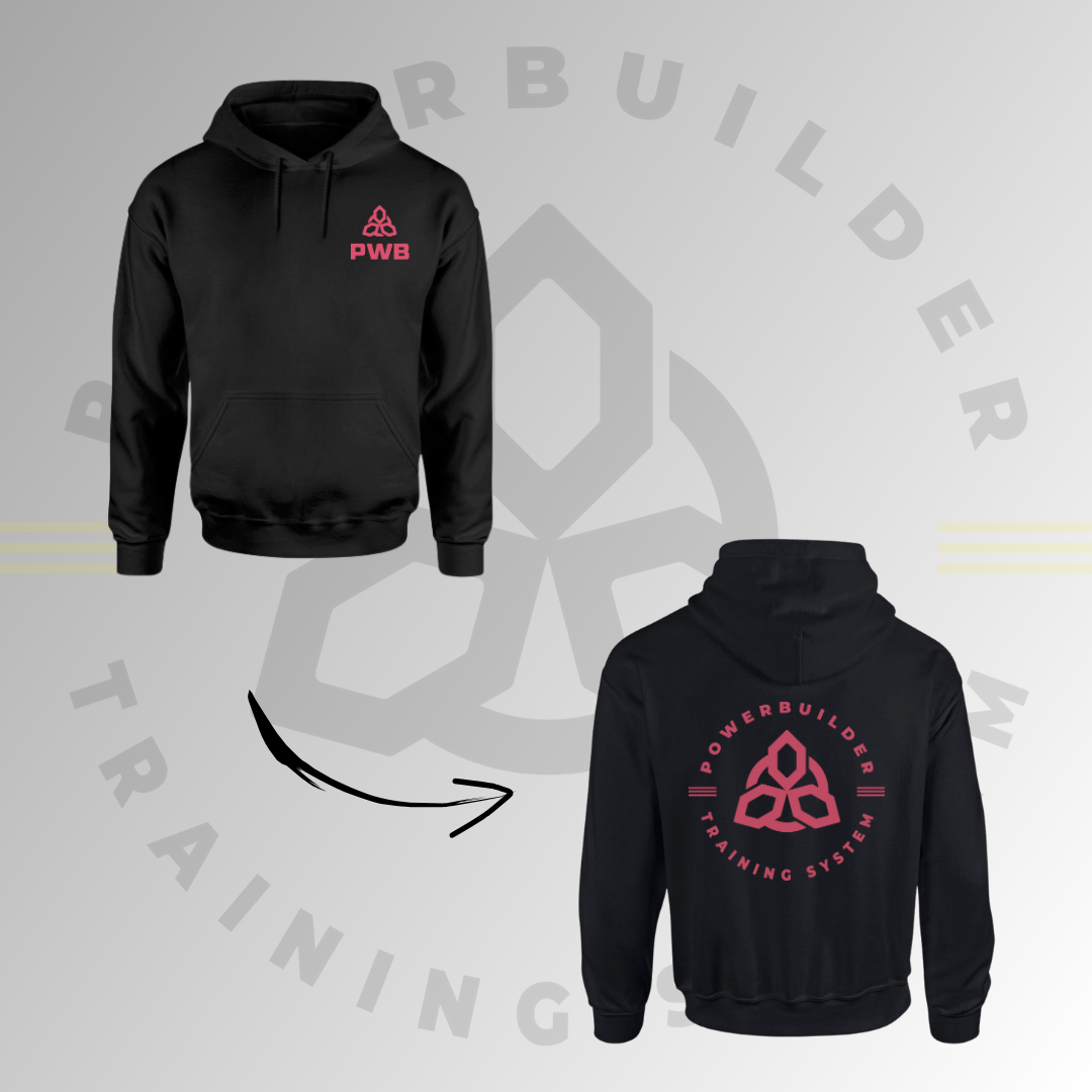 Kapucnis pulcsi elöl pici, hátul nagy PWB logós mintával (uniszex) - Image 4