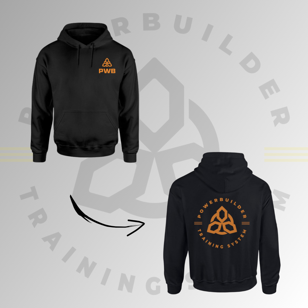 Kapucnis pulcsi elöl pici, hátul nagy PWB logós mintával (uniszex) - Image 5