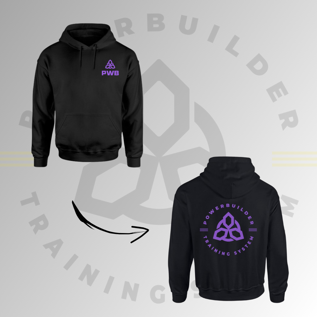 Kapucnis pulcsi elöl pici, hátul nagy PWB logós mintával (uniszex) - Image 6