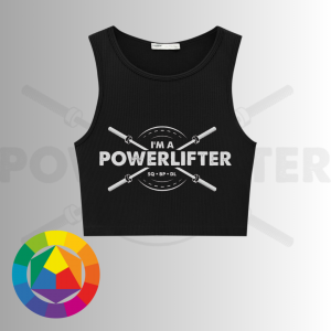 I'm a Powerlifter croptop