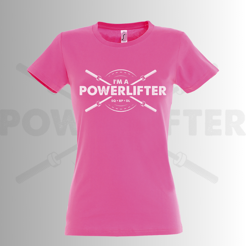 I'm a Powerlifter edzőpóló választható színben (női) - Image 4
