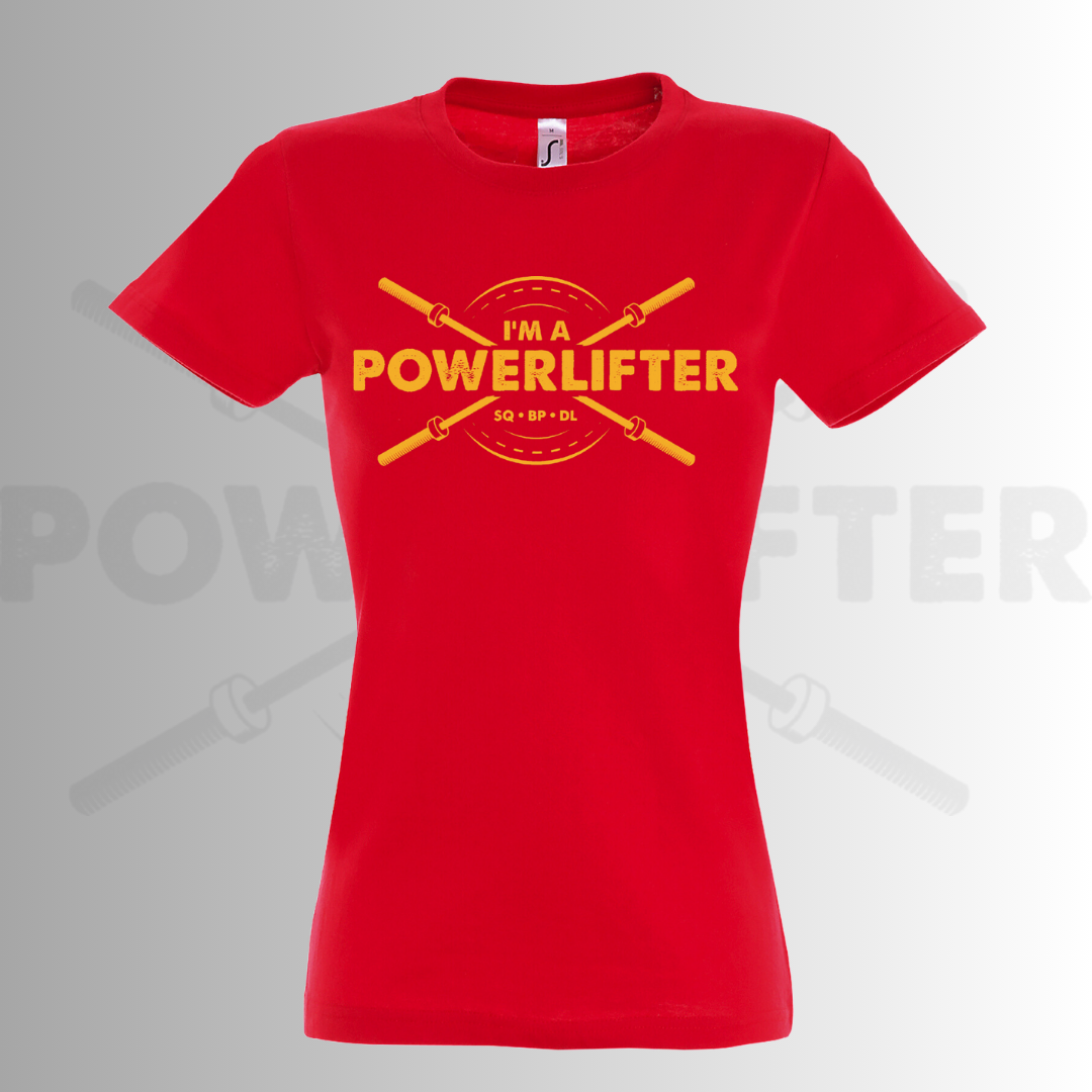I'm a Powerlifter edzőpóló választható színben (női) - Image 2