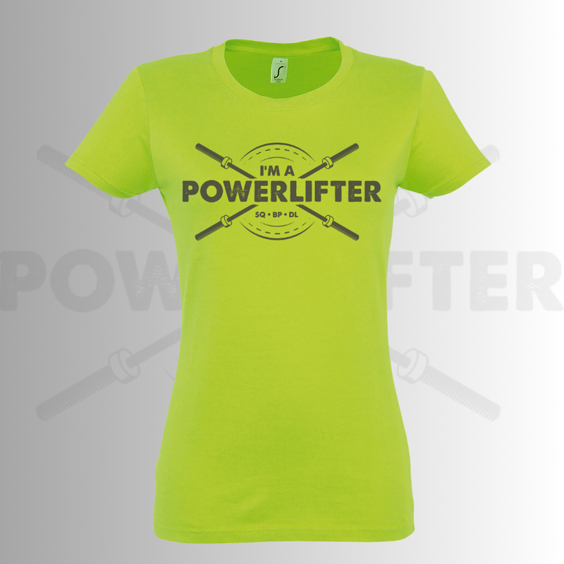 I'm a Powerlifter edzőpóló választható színben (női) - Image 3