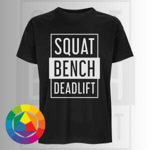 SQUAT BENCH DEADLIFT oversized póló választható színben (férfi)
